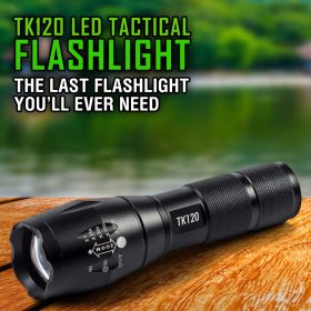 TK120 LED Tactical Flashlight with Strobe