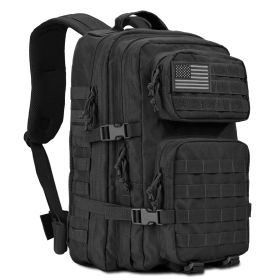 XG-MB45 - Men's Molle Military Tactical Backpack 45 Liter (Color Options: Black)